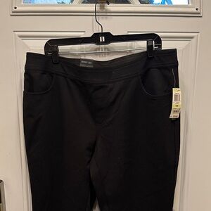 INC International Concepts Black Ankle Pants